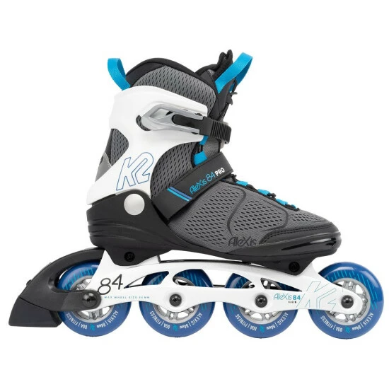 Billig 😉 K2 Inline Skates ALEXIS 84 PRO Grey - Blue Größe 36 😀 – Bild 2