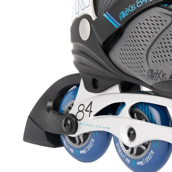 Billig 😉 K2 Inline Skates ALEXIS 84 PRO Grey - Blue Größe 36 😀 – Bild 5