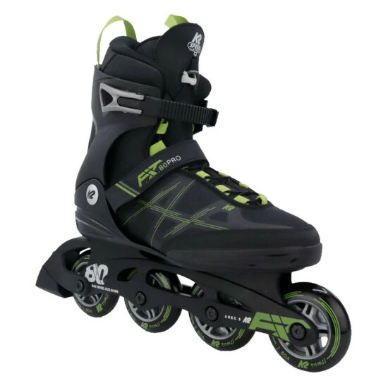 Schlussverkauf 💯 K2 Inline Skates F.I.T. 80 PRO Black - Olive Größe 36,5 😉