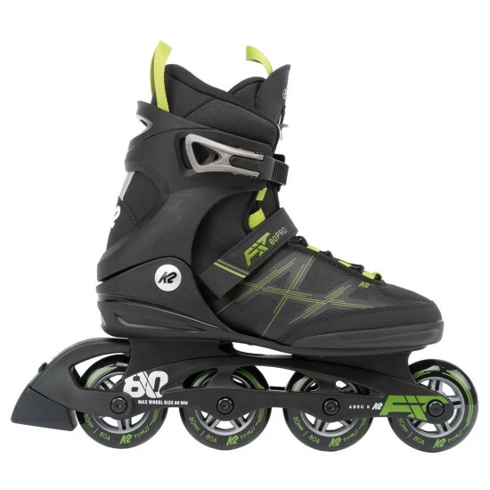 Schlussverkauf 💯 K2 Inline Skates F.I.T. 80 PRO Black - Olive Größe 36,5 😉 – Bild 2