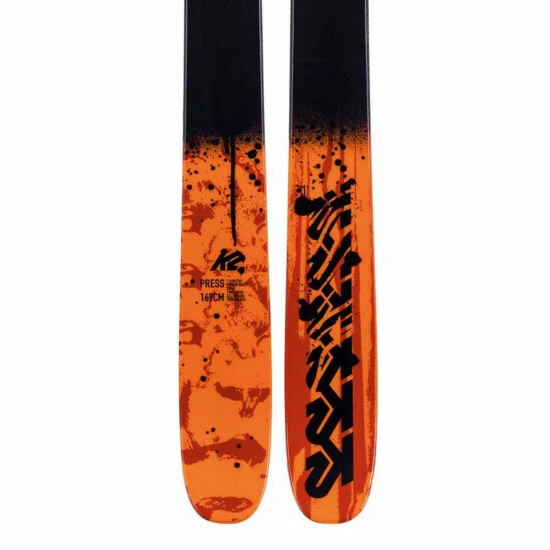 Top 10 🔥 K2 Ski Press All-Terrain Rocker Schwarz Orange + Marker Free Ten Im Set, Länge:149 ⭐ – Bild 5