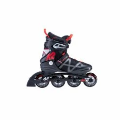 Billig ✨ K2 F.I.T. 84 BOA, Herren, Größe: 44,5, Farbe: Schwarz/Rot 😉
