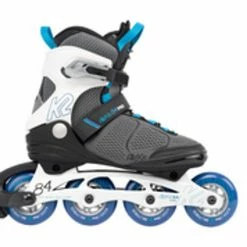 Brandneu 👍 K2 Inline Skates ALEXIS 84 PRO Grey - Blue Größe 40 💯