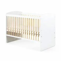 Blitzangebot 😍 Babybett Gitterbett Kinderbett Höhenverstellbar Mit Matratze Mit Sprossen Weiß Kietel K2 120x60 KMbaby ✔️