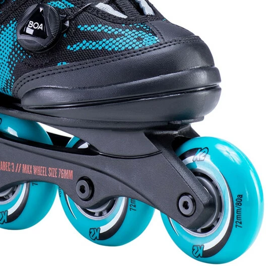 Besorgen 😍 K2 Kinder-Inliner (Jungen) Größe: 29-34 - RAIDER BOA - Junior Inline Skates Boys 🤩 – Bild 6