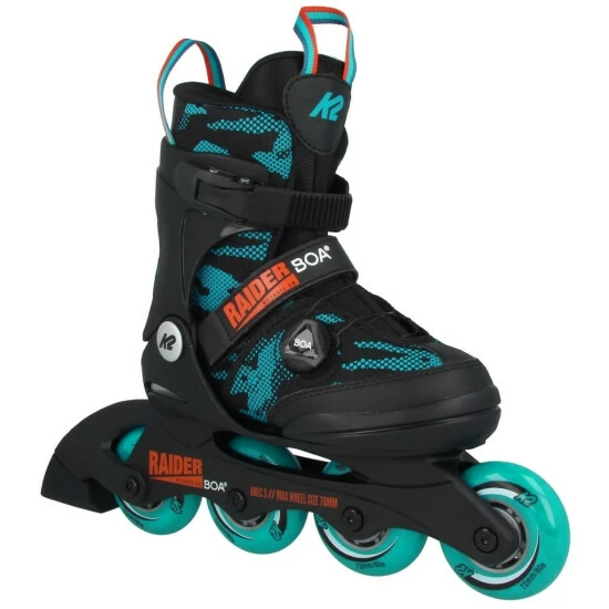 Besorgen 😍 K2 Kinder-Inliner (Jungen) Größe: 29-34 - RAIDER BOA - Junior Inline Skates Boys 🤩 – Bild 9