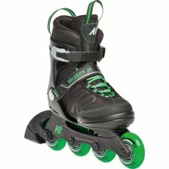 Auslauf ❤️ K2 Velocity Jr B 1 Black-Green 29 😍