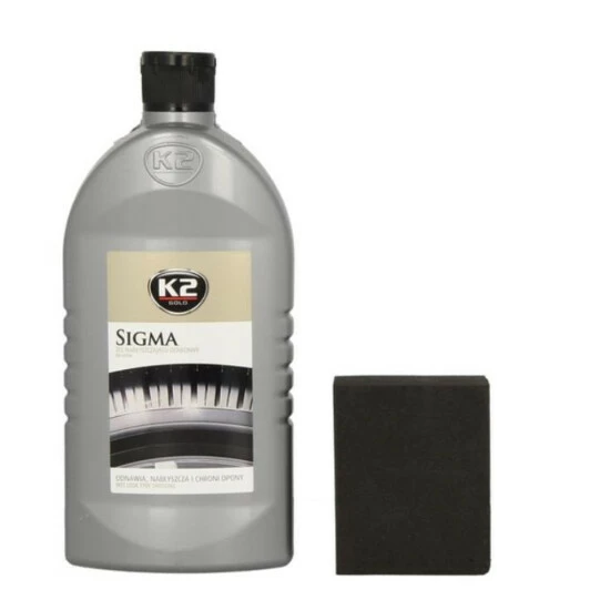 Billig 🎁 K2 Sigma Gummipflegeset Gold Premium - Reifenpflege Gel 500ml + Reinigungsschwamm 🥰 – Bild 4