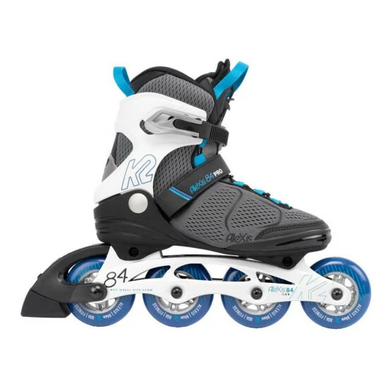 Aktion 🔔 K2 Inline Skates ALEXIS 84 PRO Grey - Blue Größe 36,5 👏 – Bild 5