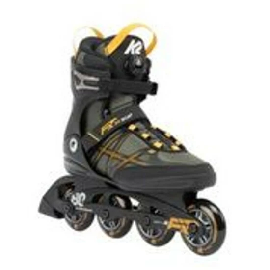 Coupon 💯 K2 Inline Skates F.I.T. 80 BOA Grey - Mustard Größe 47 ✔️ – Bild 2