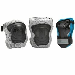 Bestpreis 🔔 K2 Schoner-Set Performance W Pad Set Schwarz - Grau - Blau Für Damen, Größe: XL; 3041603.1.1.XL 👏