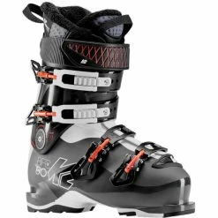 Schlussverkauf 👍 K2 Skischuhe Gr. 9,5 Grau / Orange Flex 80 Wechselbare Sohle Flex-Profil Damen - 42 ⌛
